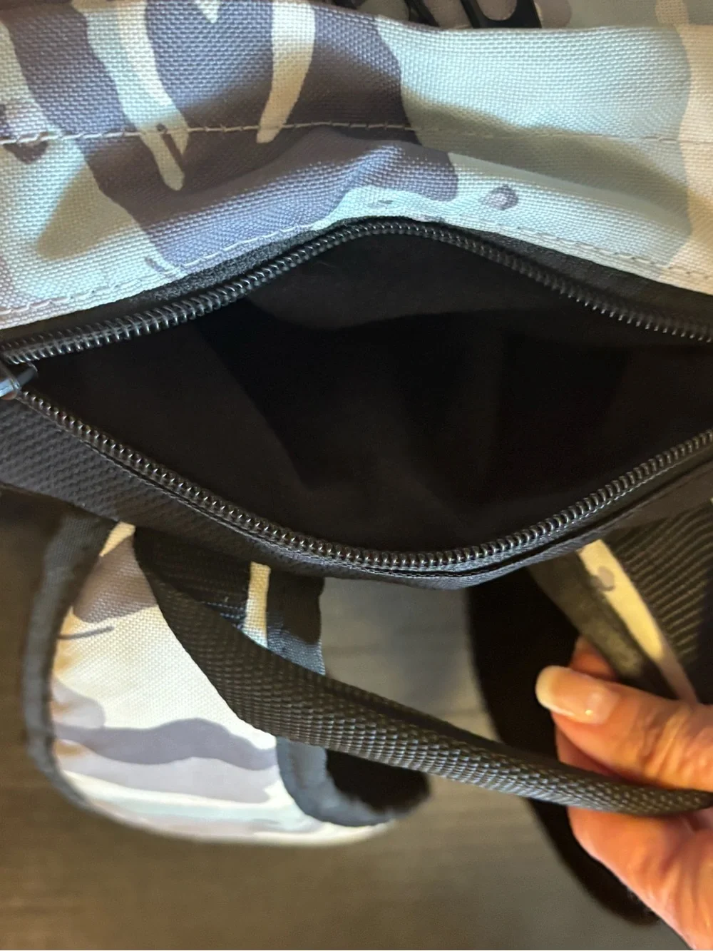 Nike Brasilia Training Backpack Camo Print Grey/White/Black